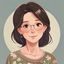 奶妈动漫用户二宝妈的头像，亲切自然的中年女性形象